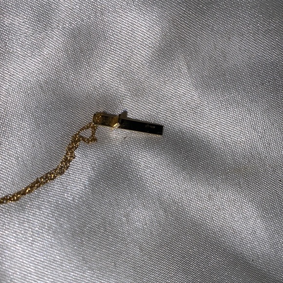 Swedged cross necklace 14k gold - Picture 10 of 12